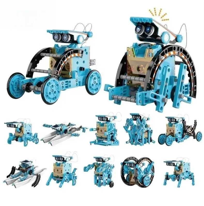 12-in-1 Solar Powered Robot STEM DIY Assembly Kit 5
