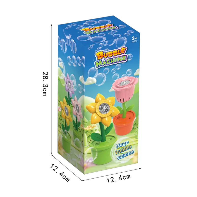Sunflower Multi-Hole Electric Bubble Gun - Professional Event Edition 7