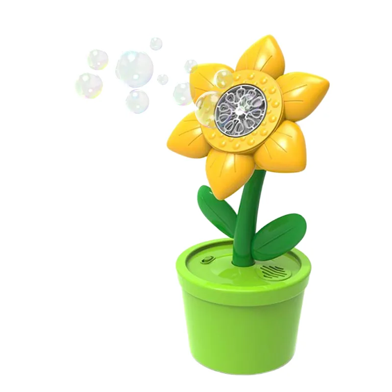 Sunflower Multi-Hole Electric Bubble Gun - Professional Event Edition 8