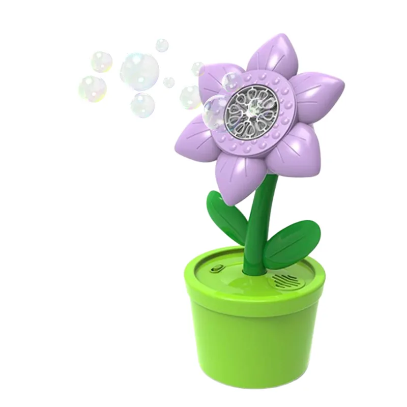 Sunflower Multi-Hole Electric Bubble Gun - Professional Event Edition 9