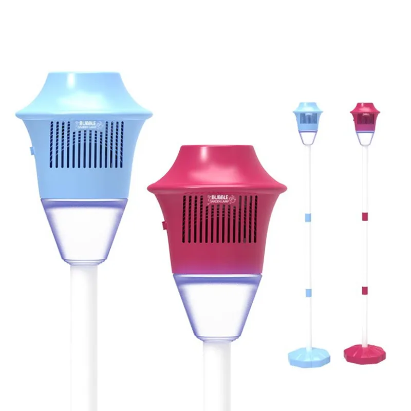Industrial Garden Lamp Bubble Machine - High-Volume Outdoor Edition 2