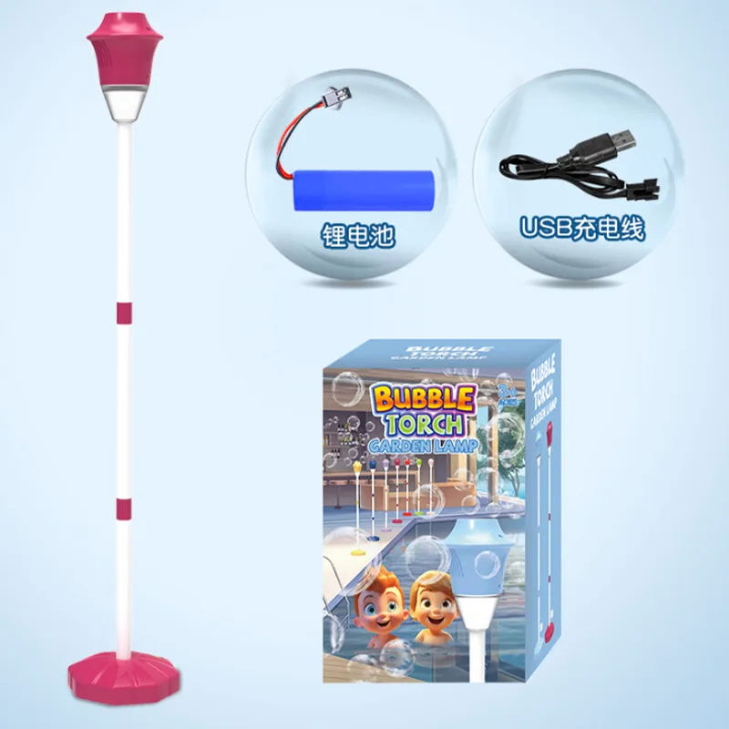 Industrial Garden Lamp Bubble Machine - High-Volume Outdoor Edition 9
