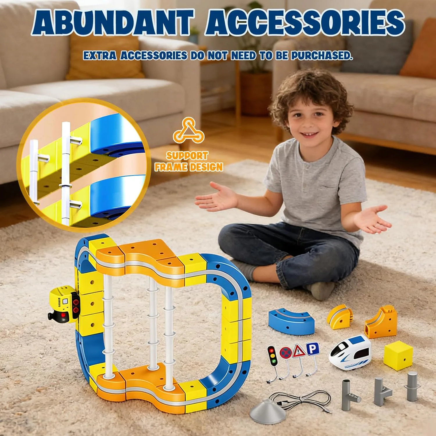 Magnetic Track Car 126PCS 3