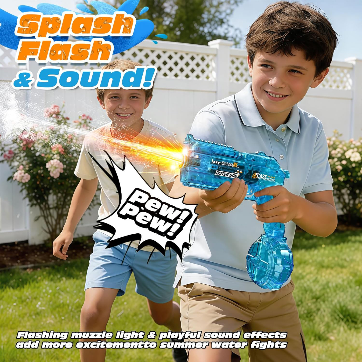 Space Fire-Breathing Water Gun Drum Version (Blue) 4