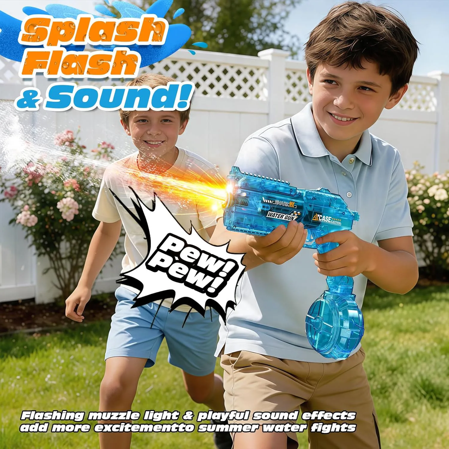 Space Fire-Breathing Water Gun Drum Version (Blue) 4