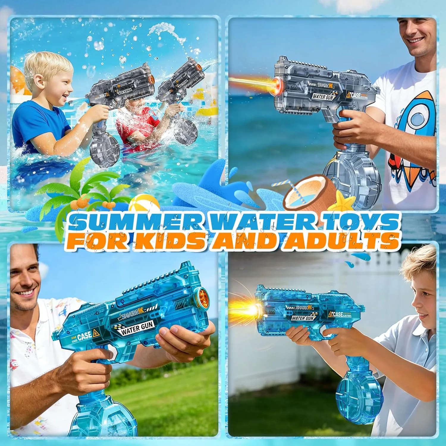 Space Fire-Breathing Water Gun Drum Version (Blue) 5
