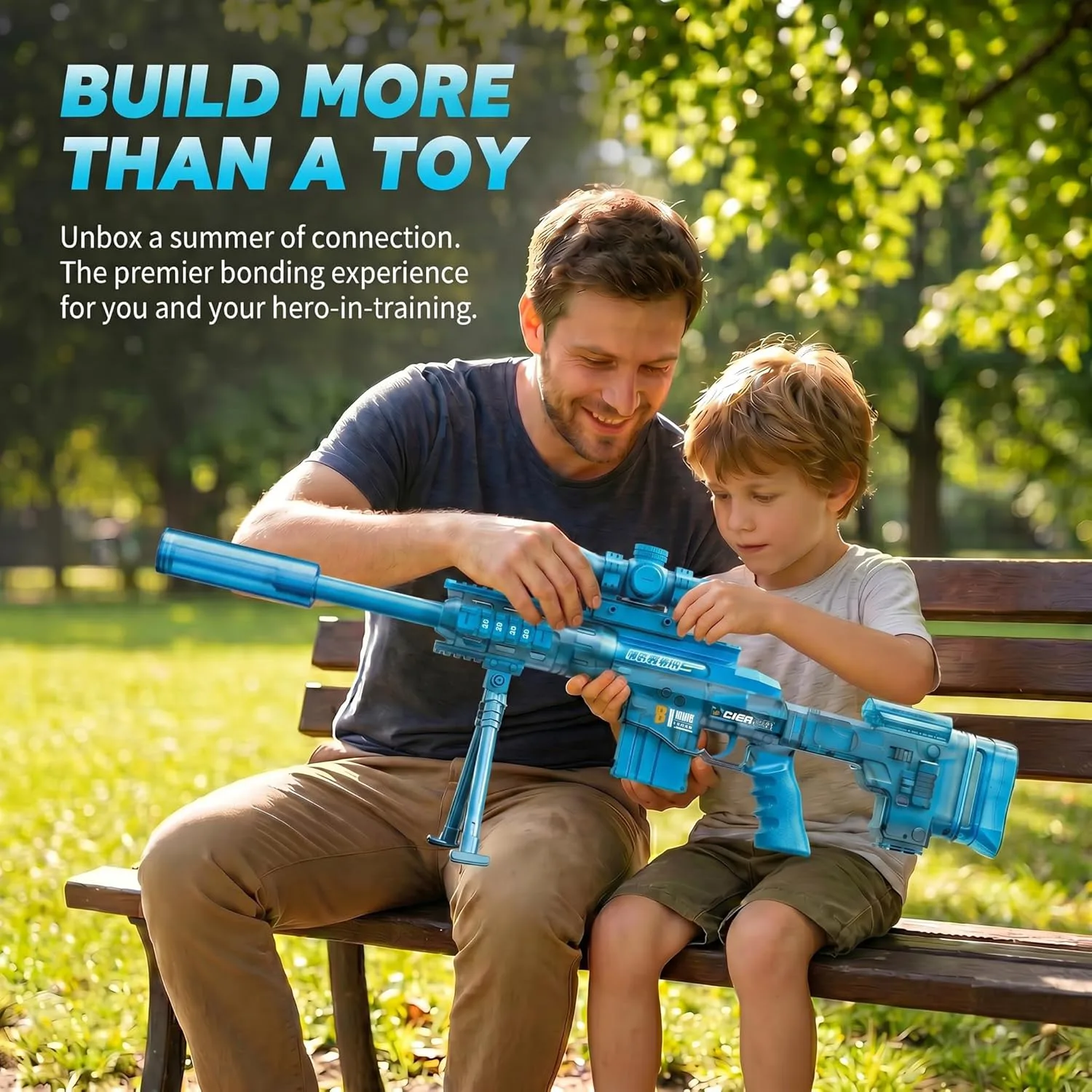 Fire-Breathing MSR Automatic Water Gun (Blue) 4