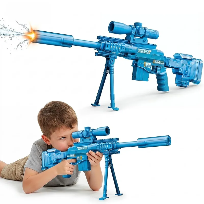Fire-Breathing MSR Automatic Water Gun (Blue)