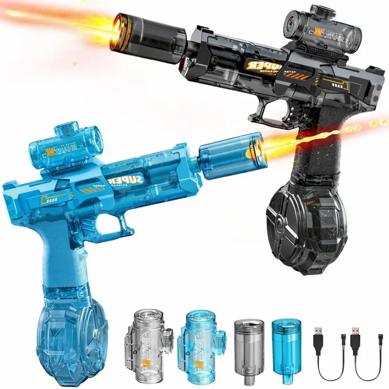 3rd Gen Ice Mouse Fire-Breathing Automatic Water Gun (Blue)