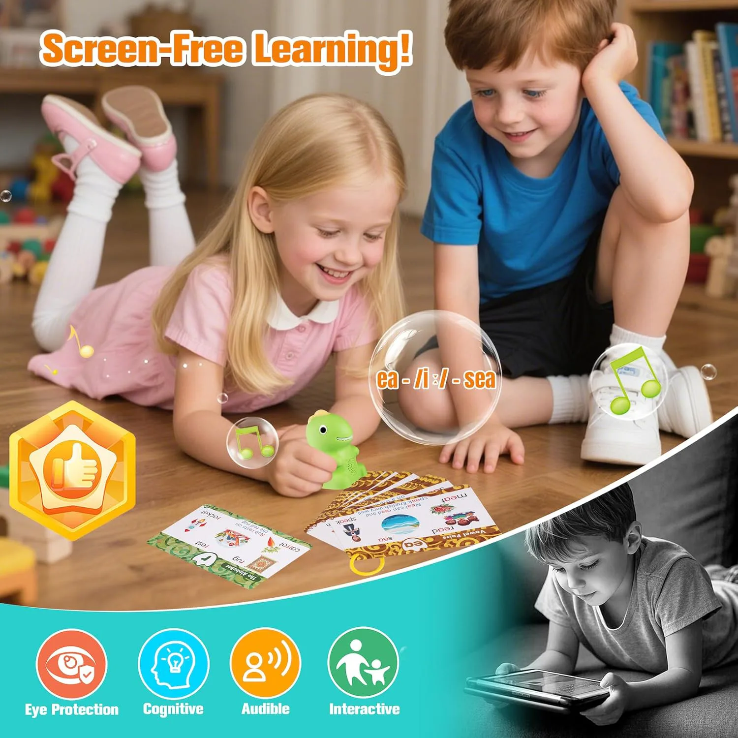 Interactive Dinosaur Phonics Reader (800 words, English) 4