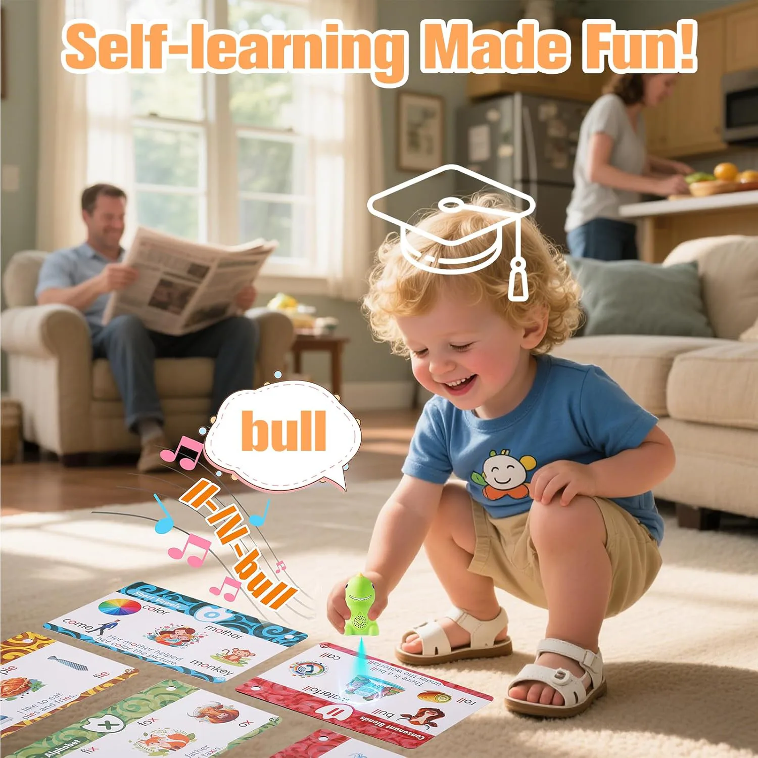 Interactive Dinosaur Phonics Reader (800 words, English) 8