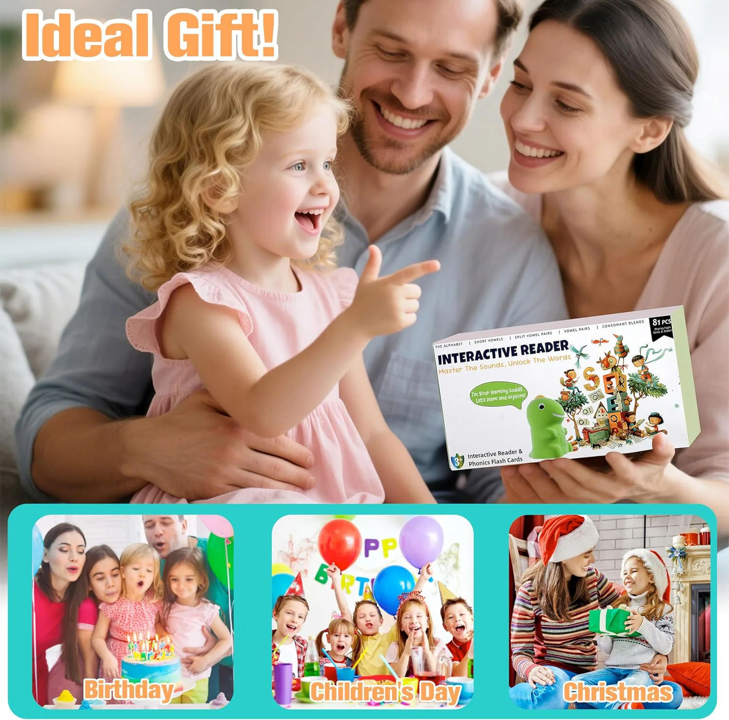 Interactive Dinosaur Phonics Reader (800 words, English) 5