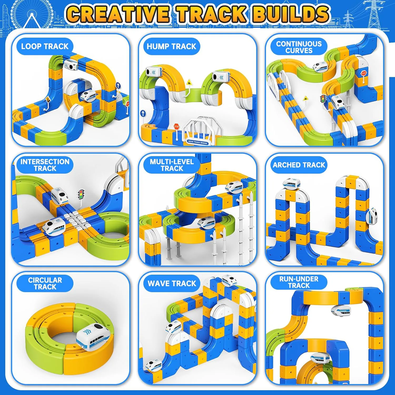 3D Creative Magic Stereo Track Car - Luxury Version 6