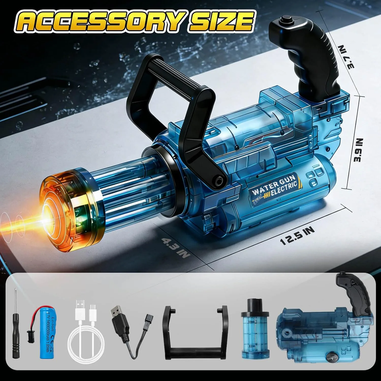 Gatling Water Gun (350ml Capacity) 2