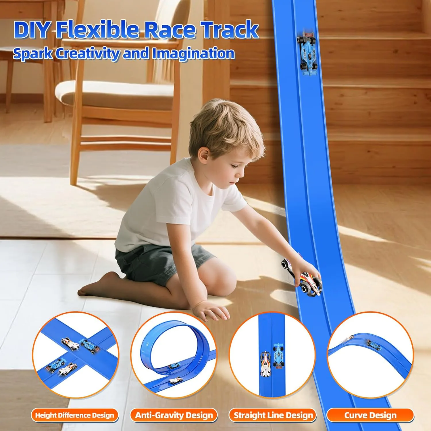 PVC Double Track Sliding Car 4
