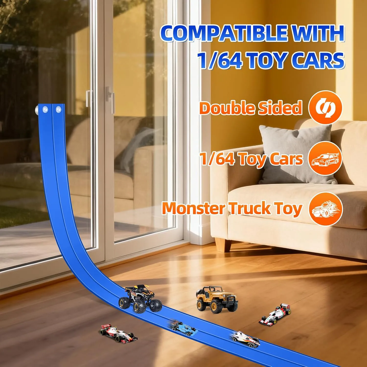 PVC Double Track Sliding Car 6