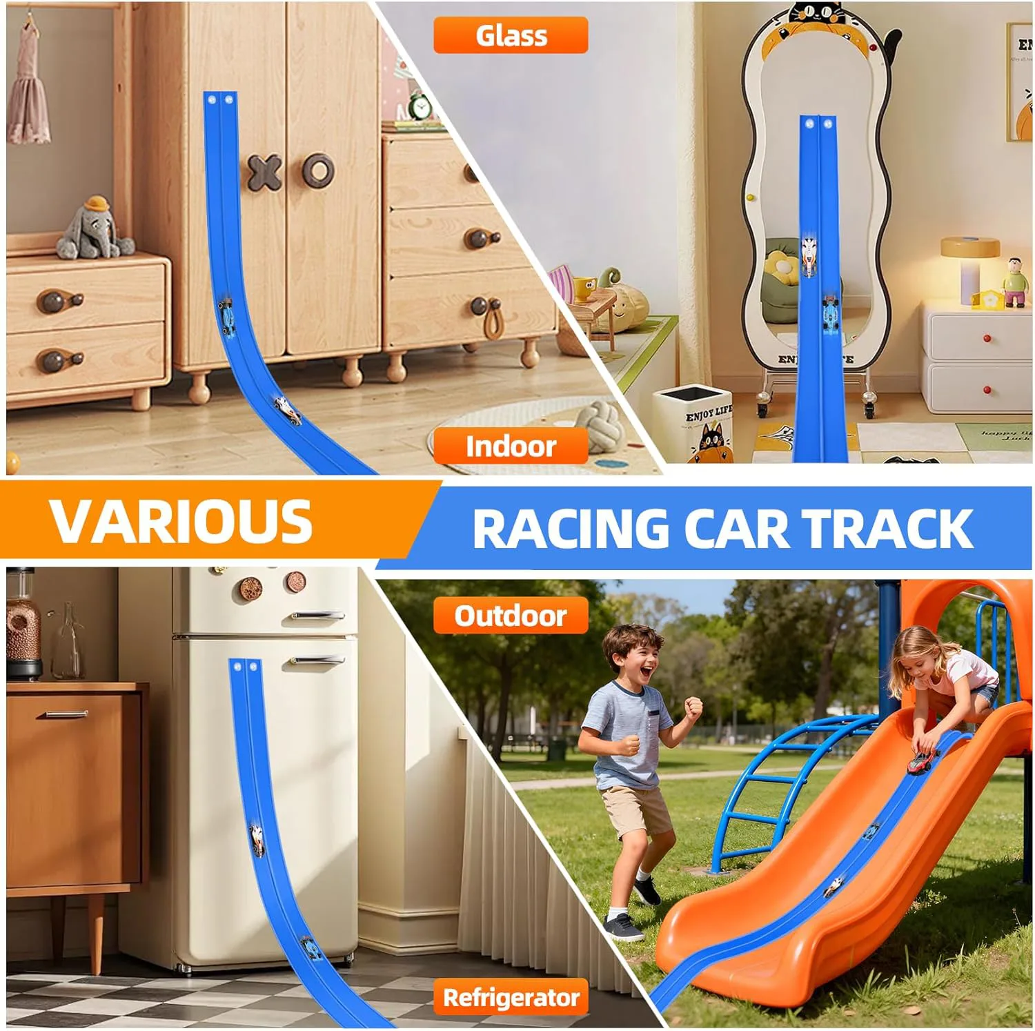 PVC Double Track Sliding Car 2