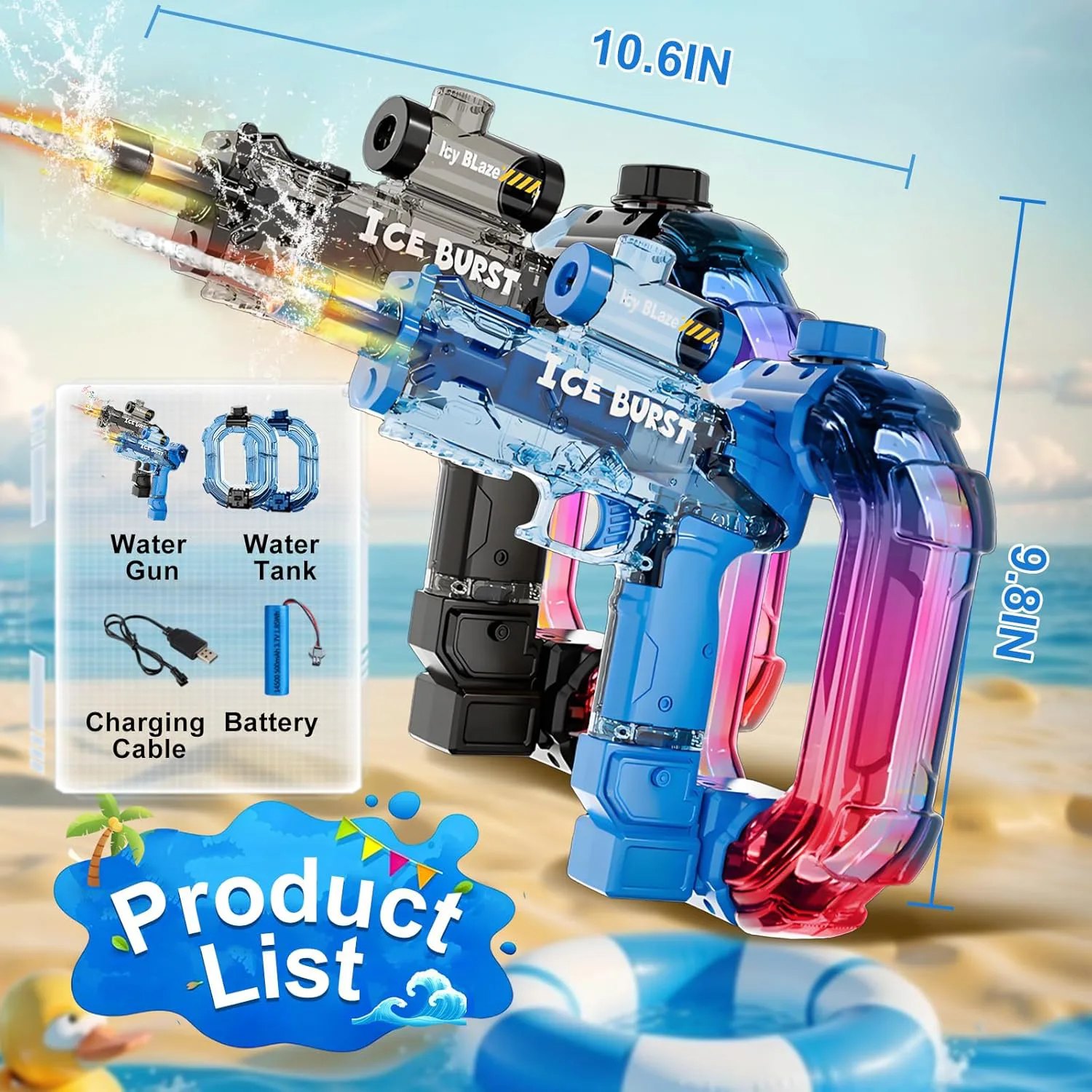 Ice Burst - Ice Flame Double Gun 2