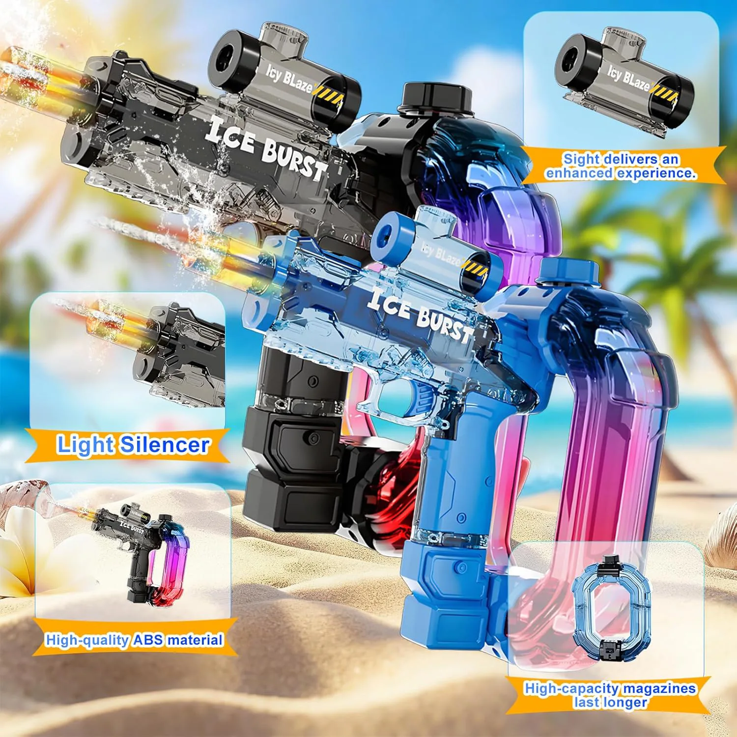 Ice Burst - Ice Flame Double Gun