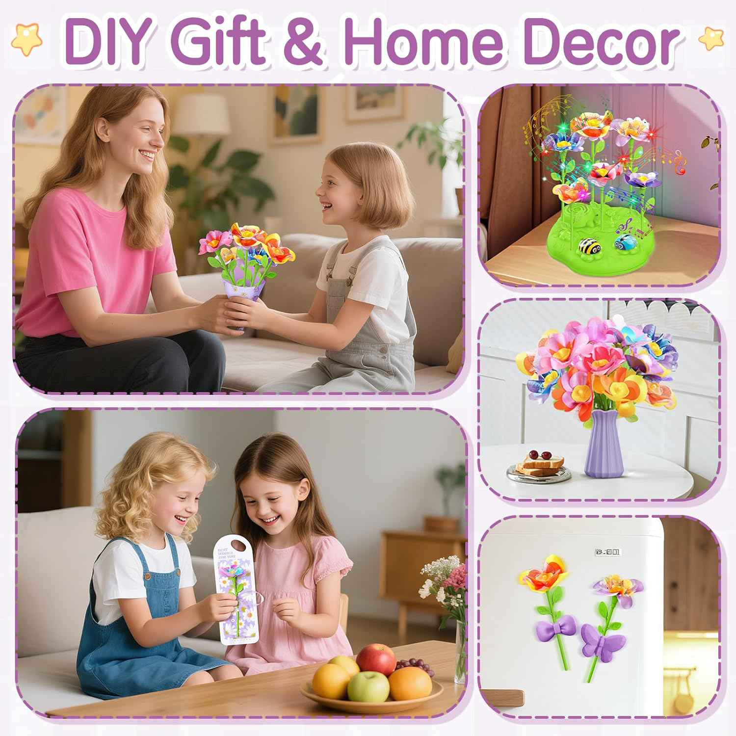 DIY Bouquet Pressing Machine Set (with Light & Music) 2