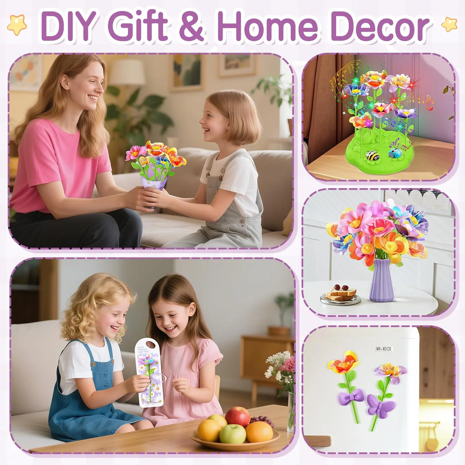 DIY Bouquet Pressing Machine Set (with Light & Music) 2