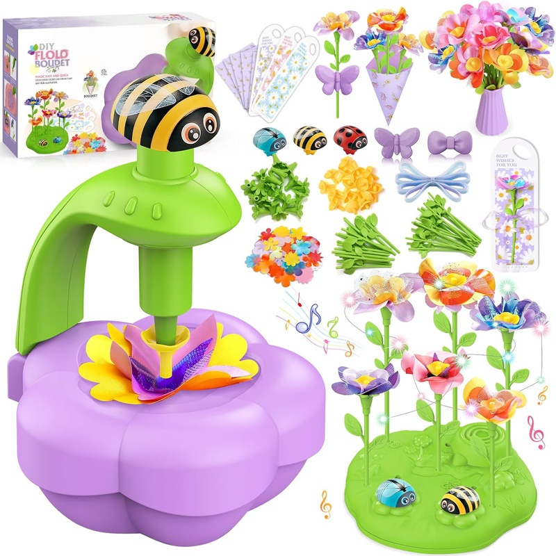 DIY Bouquet Pressing Machine Set (with Light & Music)
