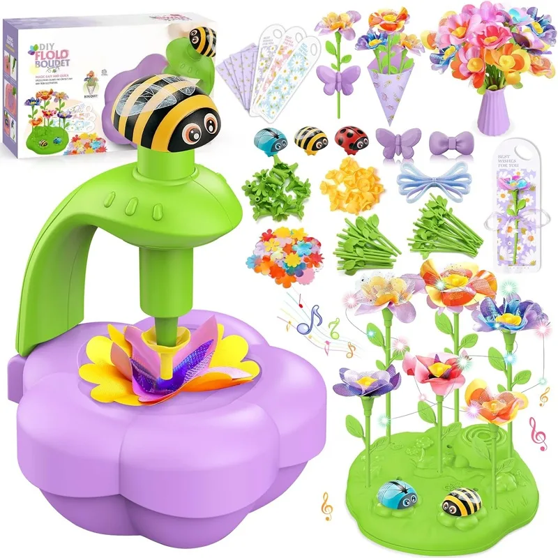 DIY Bouquet Pressing Machine Set (with Light & Music)