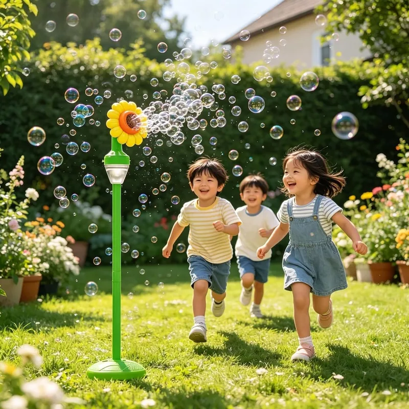 Sunflower Bubble Machine