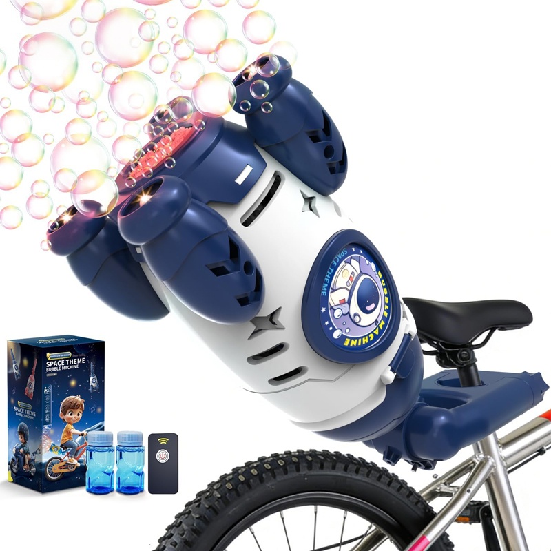 Rocket Thruster Automatic Bubble Machine with 2x50ml Bubble Water
