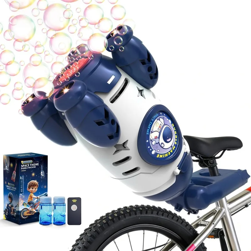 Rocket Thruster Automatic Bubble Machine with 2x50ml Bubble Water